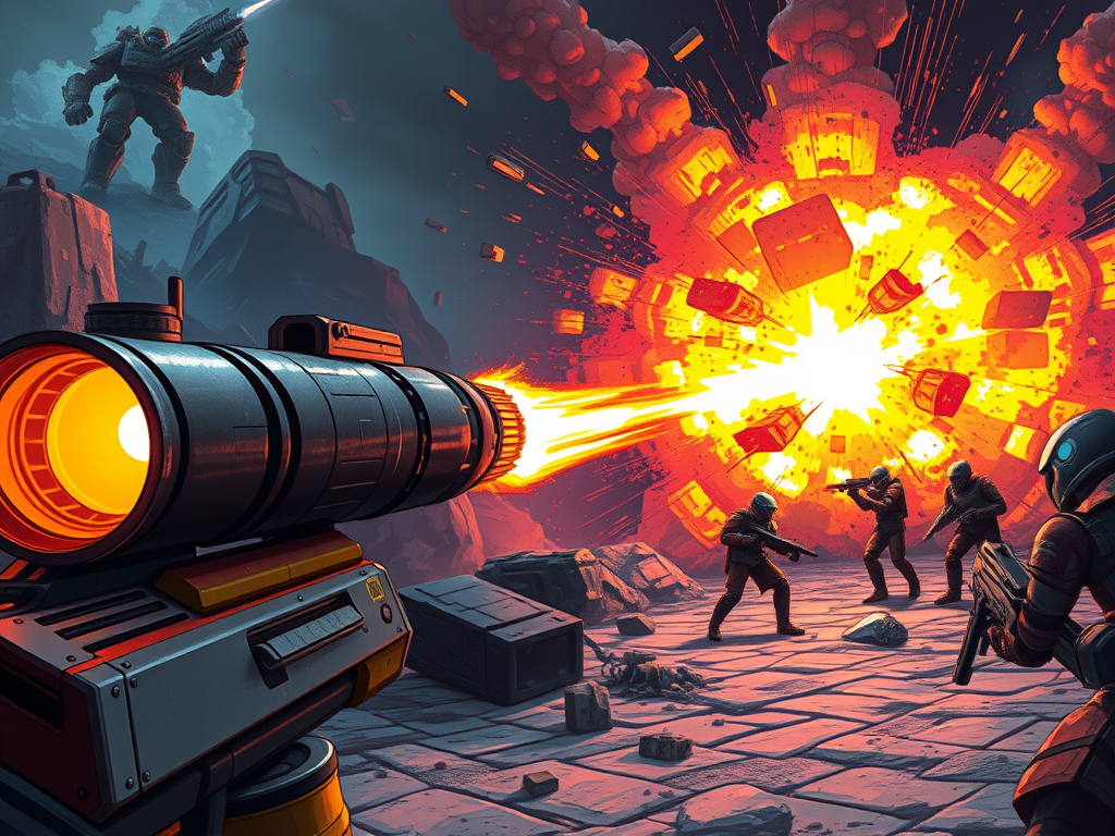 Splash damage in video games